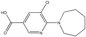 6-(azepan-1-yl)-5-chloropyridine-3-carboxylic acid