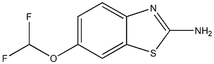 6-(difluoromethoxy)-1,3-benzothiazol-2-amine Struktur