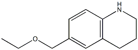 6-(ethoxymethyl)-1,2,3,4-tetrahydroquinoline 化学構造式