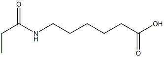 6-(propionylamino)hexanoic acid Struktur