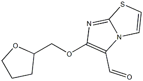  6-(tetrahydrofuran-2-ylmethoxy)imidazo[2,1-b][1,3]thiazole-5-carbaldehyde