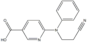  6-[(2-cyanoethyl)(phenyl)amino]pyridine-3-carboxylic acid