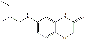  6-[(2-ethylbutyl)amino]-3,4-dihydro-2H-1,4-benzoxazin-3-one