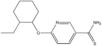 6-[(2-ethylcyclohexyl)oxy]pyridine-3-carbothioamide Structure