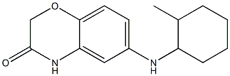 6-[(2-methylcyclohexyl)amino]-3,4-dihydro-2H-1,4-benzoxazin-3-one