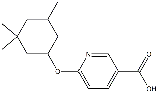 6-[(3,3,5-trimethylcyclohexyl)oxy]pyridine-3-carboxylic acid