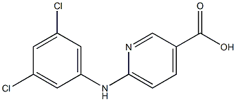 6-[(3,5-dichlorophenyl)amino]pyridine-3-carboxylic acid Structure