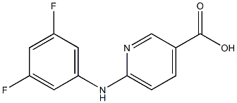 6-[(3,5-difluorophenyl)amino]pyridine-3-carboxylic acid