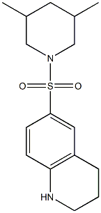 6-[(3,5-dimethylpiperidine-1-)sulfonyl]-1,2,3,4-tetrahydroquinoline|