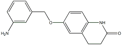 6-[(3-aminophenyl)methoxy]-1,2,3,4-tetrahydroquinolin-2-one