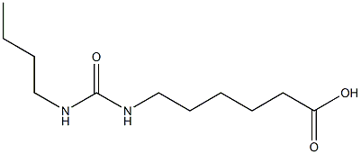 6-[(butylcarbamoyl)amino]hexanoic acid,,结构式