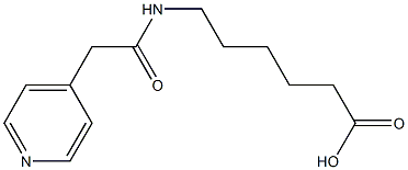 6-[(pyridin-4-ylacetyl)amino]hexanoic acid