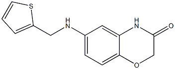 6-[(thiophen-2-ylmethyl)amino]-3,4-dihydro-2H-1,4-benzoxazin-3-one Structure