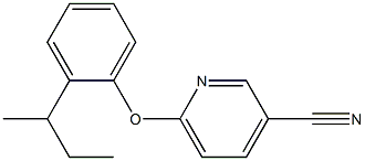 6-[2-(butan-2-yl)phenoxy]pyridine-3-carbonitrile