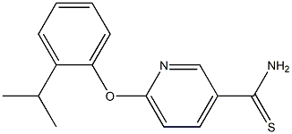 6-[2-(propan-2-yl)phenoxy]pyridine-3-carbothioamide