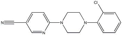 6-[4-(2-chlorophenyl)piperazin-1-yl]pyridine-3-carbonitrile