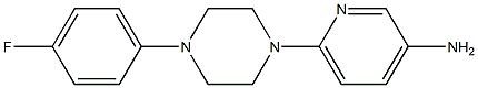 6-[4-(4-fluorophenyl)piperazin-1-yl]pyridin-3-amine Struktur