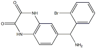 6-[amino(2-bromophenyl)methyl]-1,2,3,4-tetrahydroquinoxaline-2,3-dione