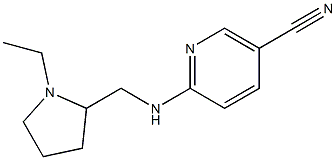 6-{[(1-ethylpyrrolidin-2-yl)methyl]amino}nicotinonitrile Struktur