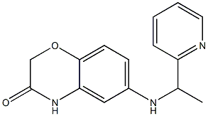 6-{[1-(pyridin-2-yl)ethyl]amino}-3,4-dihydro-2H-1,4-benzoxazin-3-one