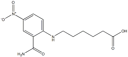  6-{[2-(aminocarbonyl)-4-nitrophenyl]amino}hexanoic acid