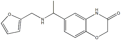 6-{1-[(furan-2-ylmethyl)amino]ethyl}-3,4-dihydro-2H-1,4-benzoxazin-3-one