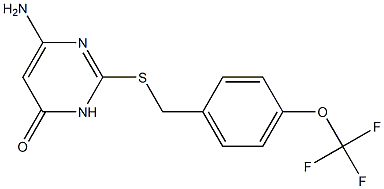 6-amino-2-({[4-(trifluoromethoxy)phenyl]methyl}sulfanyl)-3,4-dihydropyrimidin-4-one