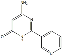 6-amino-2-(pyridin-3-yl)-3,4-dihydropyrimidin-4-one,,结构式