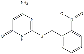 6-amino-2-{[(2-nitrophenyl)methyl]sulfanyl}-3,4-dihydropyrimidin-4-one|