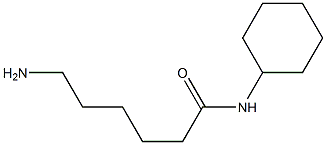 6-amino-N-cyclohexylhexanamide Struktur