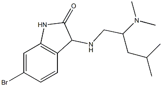  6-bromo-3-{[2-(dimethylamino)-4-methylpentyl]amino}-2,3-dihydro-1H-indol-2-one