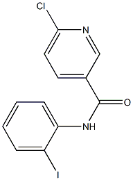 6-chloro-N-(2-iodophenyl)pyridine-3-carboxamide Structure