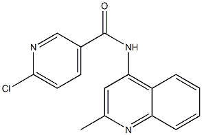 6-chloro-N-(2-methylquinolin-4-yl)pyridine-3-carboxamide