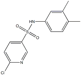 6-chloro-N-(3,4-dimethylphenyl)pyridine-3-sulfonamide