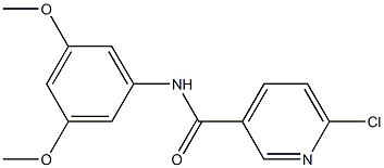 6-chloro-N-(3,5-dimethoxyphenyl)pyridine-3-carboxamide