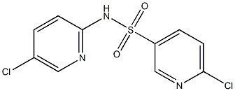 6-chloro-N-(5-chloropyridin-2-yl)pyridine-3-sulfonamide Structure