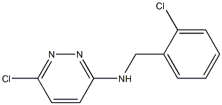 6-chloro-N-[(2-chlorophenyl)methyl]pyridazin-3-amine Structure