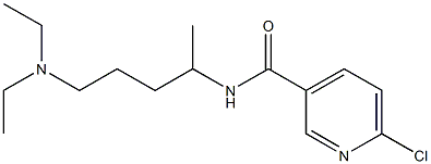 6-chloro-N-[5-(diethylamino)pentan-2-yl]pyridine-3-carboxamide