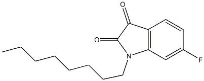 6-fluoro-1-octyl-2,3-dihydro-1H-indole-2,3-dione