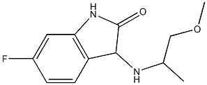  6-fluoro-3-[(1-methoxypropan-2-yl)amino]-2,3-dihydro-1H-indol-2-one