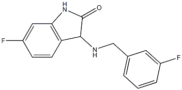 6-fluoro-3-{[(3-fluorophenyl)methyl]amino}-2,3-dihydro-1H-indol-2-one