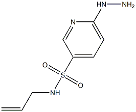 6-hydrazinyl-N-(prop-2-en-1-yl)pyridine-3-sulfonamide|