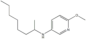 6-methoxy-N-(octan-2-yl)pyridin-3-amine 结构式