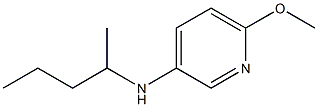 6-methoxy-N-(pentan-2-yl)pyridin-3-amine Struktur
