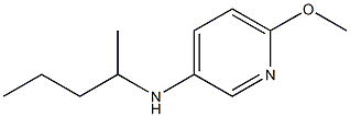 6-methoxy-N-(pentan-2-yl)pyridin-3-amine Structure