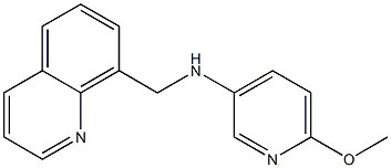 6-methoxy-N-(quinolin-8-ylmethyl)pyridin-3-amine,,结构式