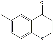 6-methyl-3,4-dihydro-2H-1-benzothiopyran-4-one,,结构式