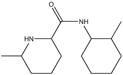 6-methyl-N-(2-methylcyclohexyl)piperidine-2-carboxamide Struktur