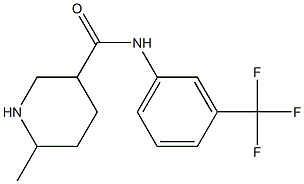 6-methyl-N-[3-(trifluoromethyl)phenyl]piperidine-3-carboxamide Structure