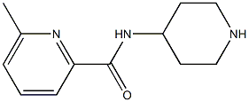 6-methyl-N-piperidin-4-ylpyridine-2-carboxamide Structure